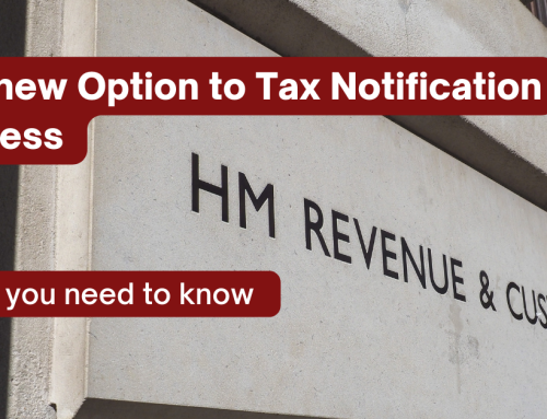 The new Option to Tax notification process